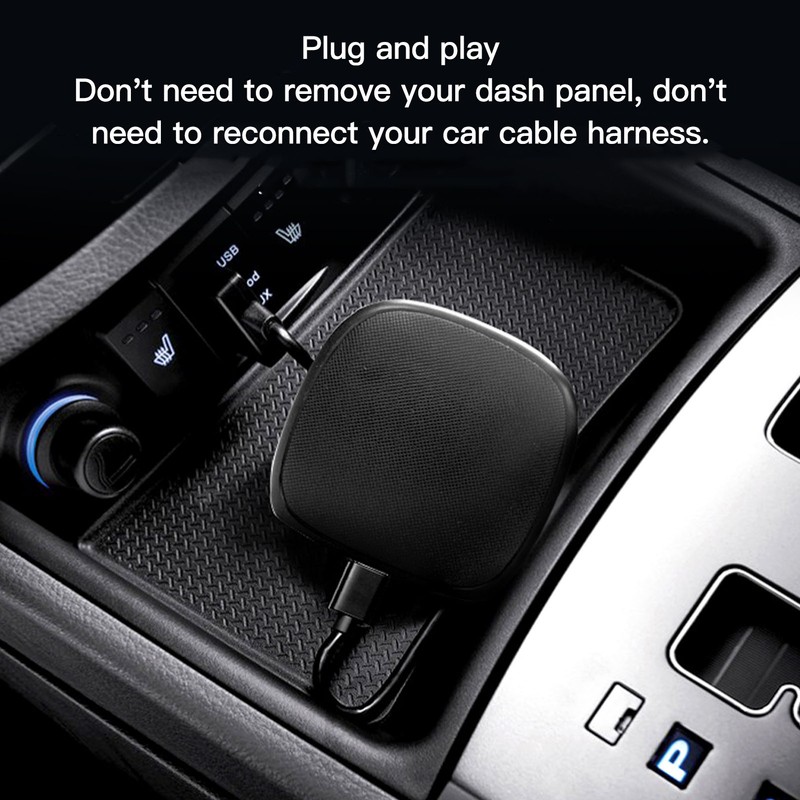 for Carplay Adapter to Wireless Plug and Play WiFi Bluetooth