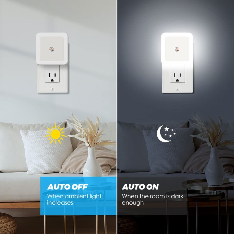 Sujeet Night Light, Night Lights Plug into Wall 8-Pack, Nightlight