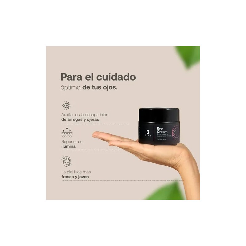 Crema Para Ojos De Ingred. Naturales Para Rostro. B Life