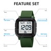 SKMEI Men Digital Sports Watch Ultra-Thin Large Face Waterproof Wrist