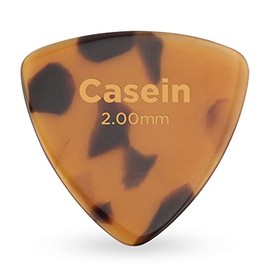 D'Addario Accessories Casein 346 - Púa de guitarra de concha de tortuga - Púas para guitarra acústica, guitarra eléctrica, bajo, mandoli, 1 unidad, calibre extra pesado, 2 mm