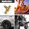 X AUTOHAUX 80cm 31" Car Tire Air Inflator Hose Adapter