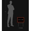 I Stand With Israel TWO PACK (2) 12x18" Horizontal Yard