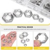 Mardatt 105Pcs M6 M8 M10 M12 M14 Push On Lock