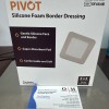 Pivot 4” X 4” Silicone Foam Border Dressing Pivot #SF4X4B,