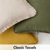Woaboy Pack of 2 Pillow Covers Ramie Linen Throw Pillow