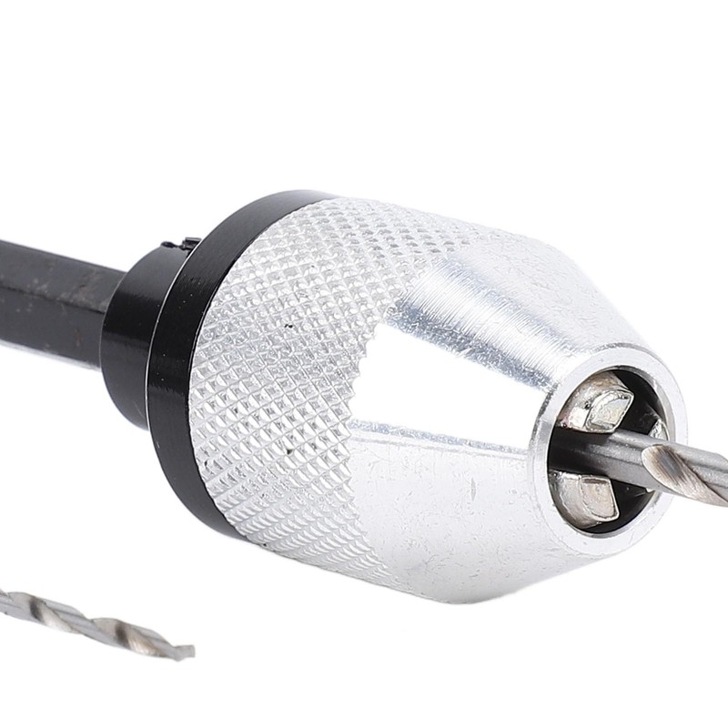 Yosoo 2 Piece Keyless Drill Chucks, 10PCS Bits, Hex Shank