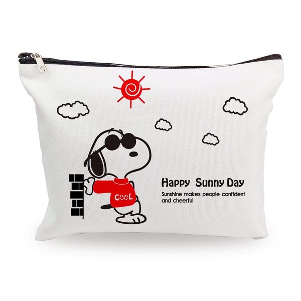 Snoopy Pouch, Women's Cosmetic Pouch, Mini Pouch, Functional, Large Capacity,