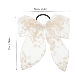 Ipetboom Multi-use Bow Hair Tie Women's Hair Bands Girls Ties Elastic Ponytail Holders Diy