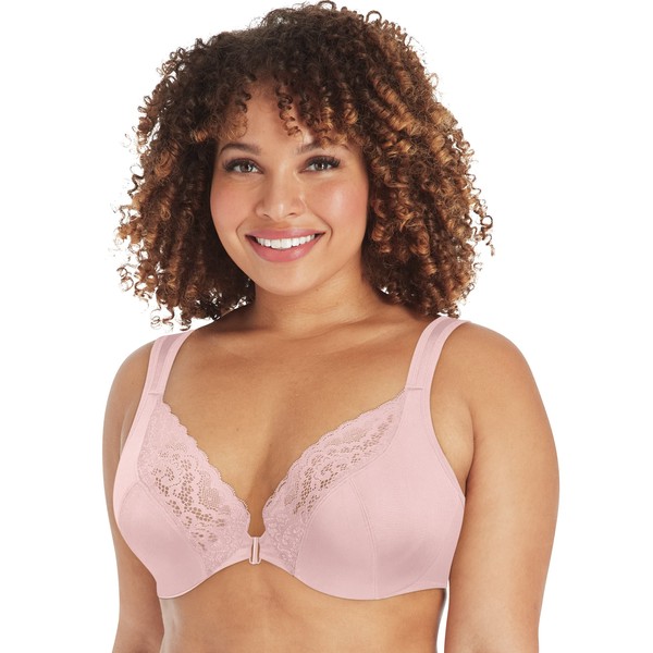PLAYTEX Womens Secrets Front-Close No-Poke Dreamwire Underwire Bra, Cooling Trusupport