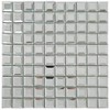 Soulscrafts Beveled Crystal Mirror Glass Mosaic Tile Crystal Diamond Mosaic Tile 12x12 Inch for Kitchen Backsplash Bathroom (Silver, 5 Sheets)
