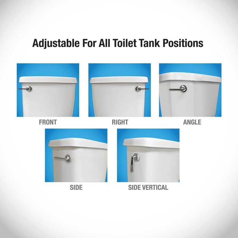 Danco 12046 Straight Replacement Handle with Front Angle/Side/Vertical Mount in