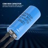 CD60 Run Capacitor with Wire 250V AC 50uF 50/60Hz Motor
