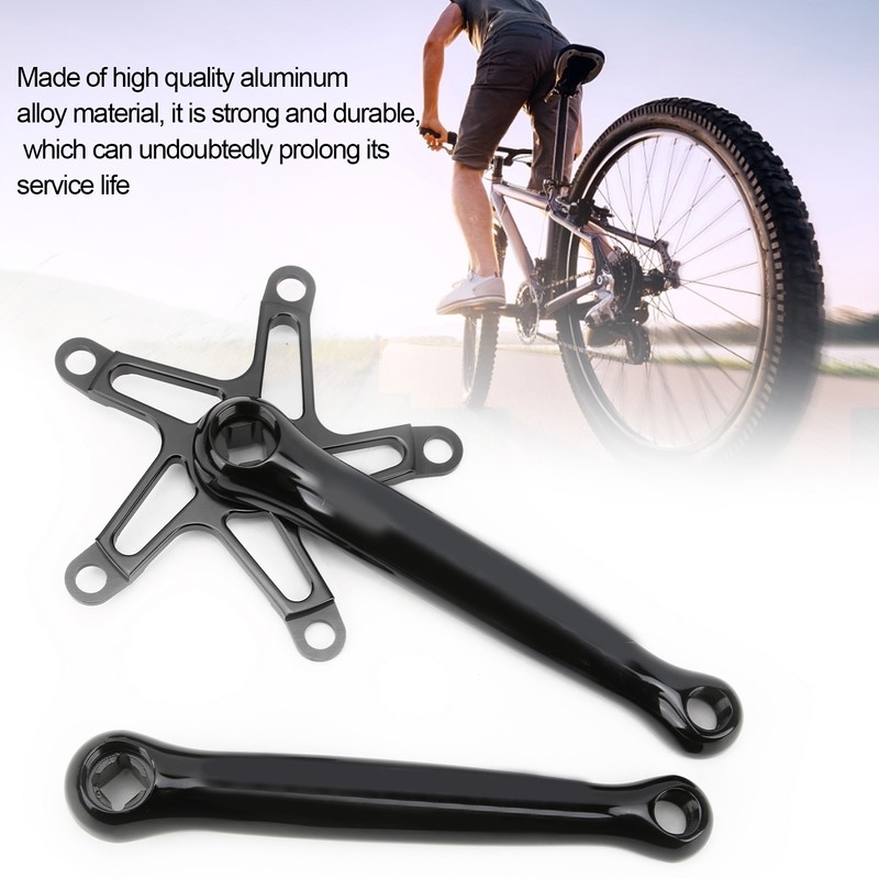 Bolany Folding Bicycle Square Hole Crank 130BCD Sprocket Single Disc