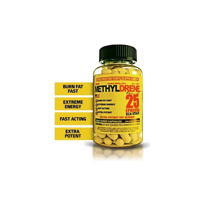 Cloma Pharma Methyldrene Amarillo 100 Capsulas