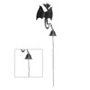 Wind Chime Gothic Dragon Design Retro Style Home Decoration Iron