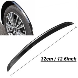 AUTOXBERT Pack of 4 Mudguard Widens Universal Wheel Arch Widening Wheel Arch Protection Strips, Mudguards Car Wheel Fender Extension for Car Wheel (Black, 32 cm)