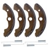 ApplianPar Front Brake Shoes for Honda FourTrax 300 4x4 Rancher