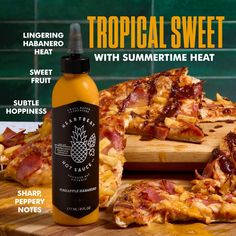 Heartbeat Hot Sauce Co. | Pineapple Habanero, 6 oz.