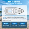 MOFCOVER 17-19ft Trailerable Boat Cover, 1200D Oxford Heavy-Duty Waterproof Boat