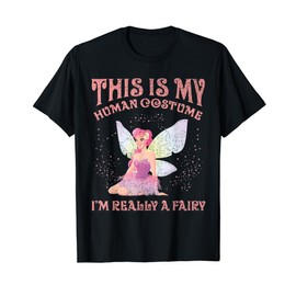 Kids Fairy Party Human Costume I'm really a Fairy Tshirt