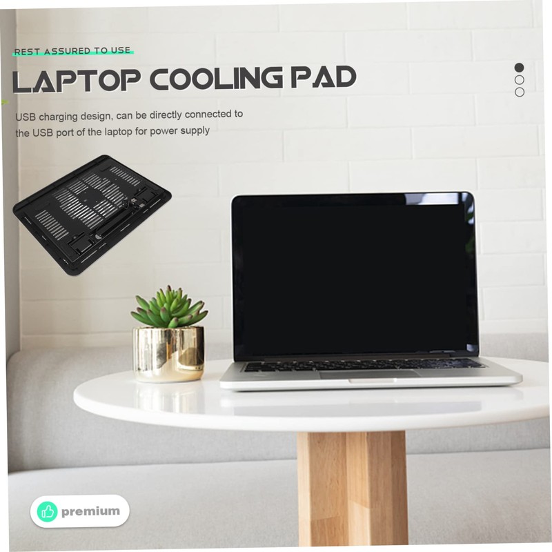 KICHOUSE Silent Laptop Cooler Cooling Pad Laptop Stand for Gaming