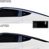 BOGAR TECH DESIGNS Side Window Trim Chrome Delete Overlay Compatible