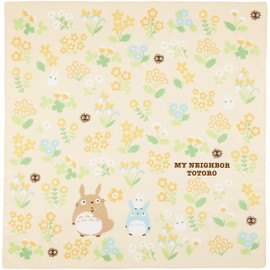 Skater Large Lunch Cloth My Neighbor Totoro Flower Studio Ghibli 20.5 x 20.5 inches (52 x 52 cm) Made in Japan KB56