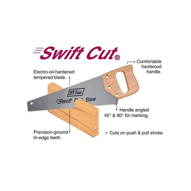Ivy Classic 11140 20" Swift Cut Tri-Edge Saw Wood Handle