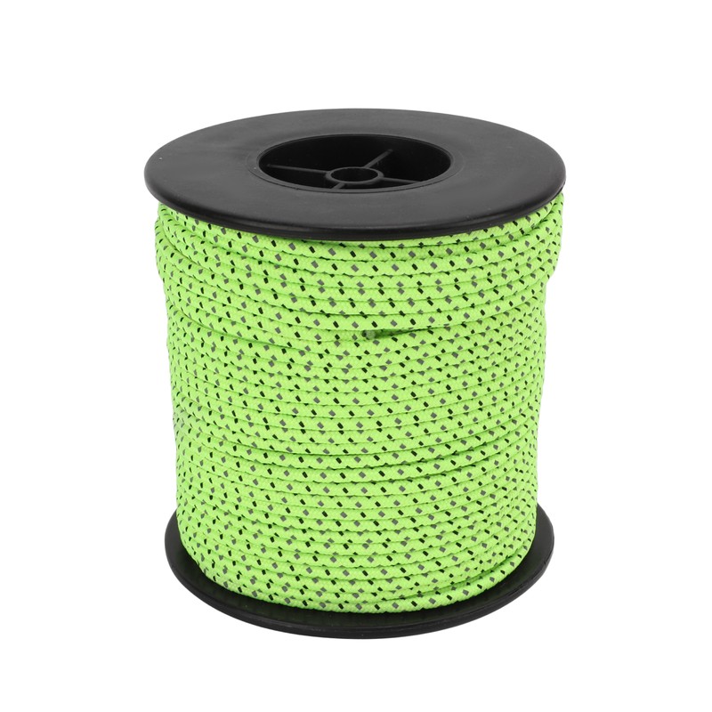 Camping Rope Fluorescent Tent Reflective Cord for Outdoor Camping Hiking