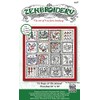 Design Works Crafts Zenbroidery Printed Fabric Pack-12 Days of Christmas,