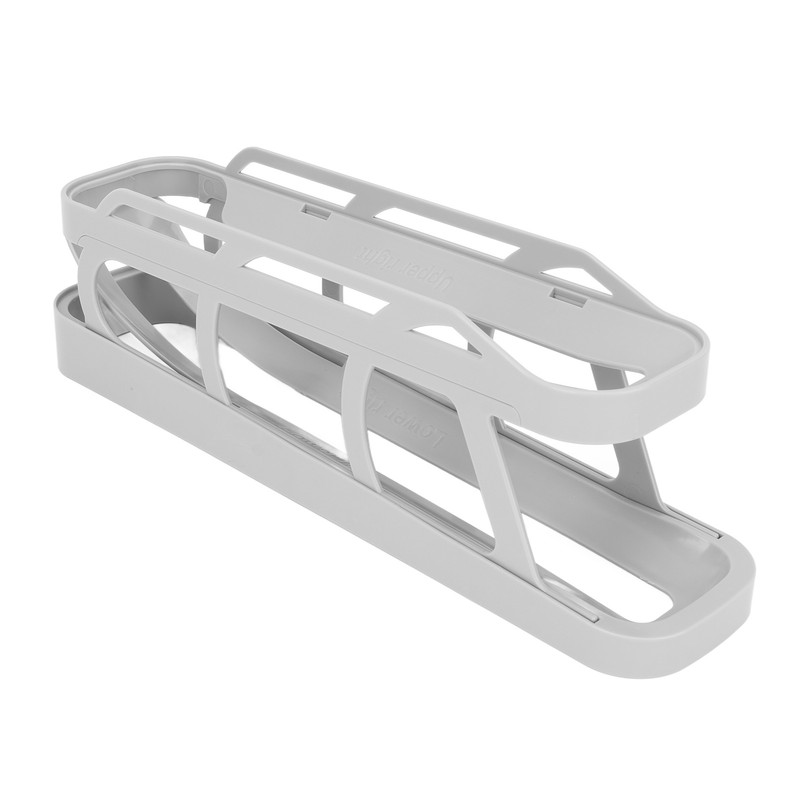 Rolling Egg Dispenser 2 Tier Space Saving Automatic Roll Down
