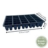 Bramley & Sage 50-Cell Cavity Tray Inserts Black (Set of