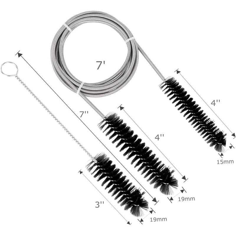 Diameter 15mm 19mm - CPAP Tube Cleaning Brush - Fits