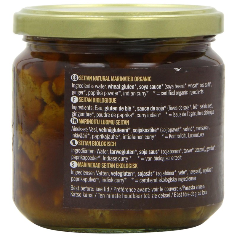 Biona Organic Seitan Pieces In Soya Sauce and Ginger, 350