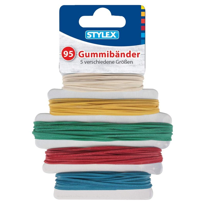 Stylex 31321-3 Rubber Bands Set of 3 x 95 Pieces