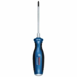 Bosch Professional Screwdriver (Phillips, Continuous Steel Blade, Steel Cap and Hex Cap), 1600A01TG2,PH1 x 100mm