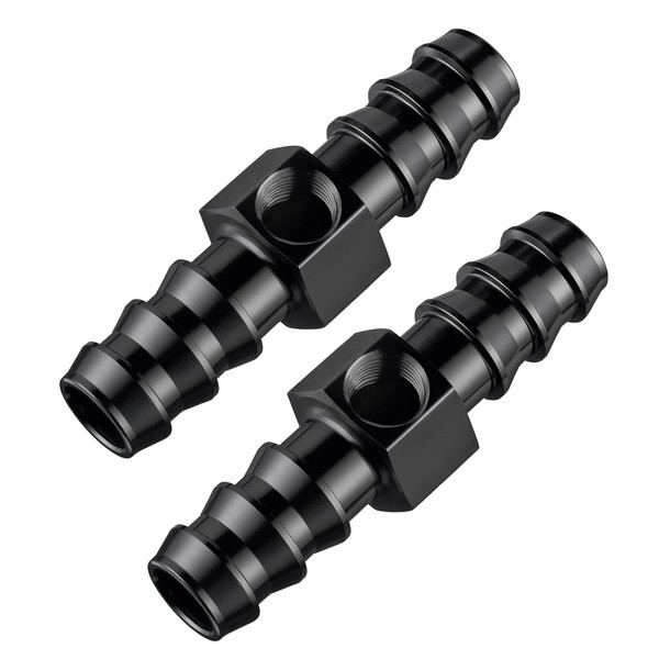EVIL ENERGY 1/2 Barb Fuel Pressure Gauge Fitting Adapter with