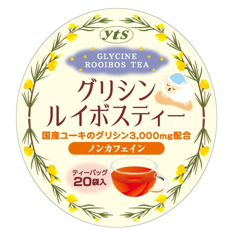 Glycine Rooibos Tea Yuki Supplement, 0.2 oz (5 g) x