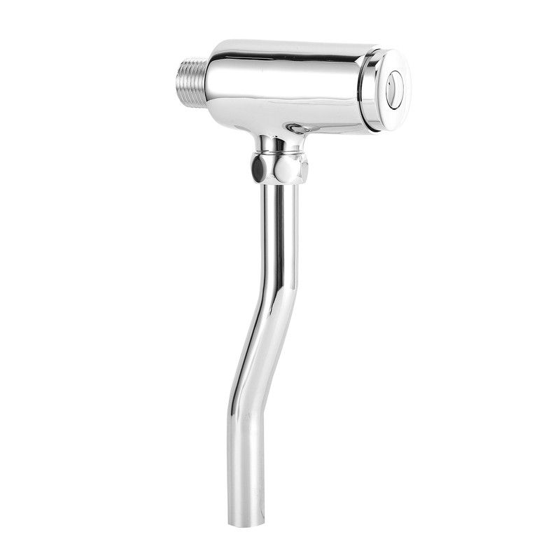 Hand Pressing Urinal Flush Valve Brass Delay Self Closing Bathroom