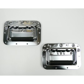 ingdaum® Crate Drop Handle (Pack of 2) Crate Handle, Folding Handle for Crates and Cabinets (J205A8 MS)