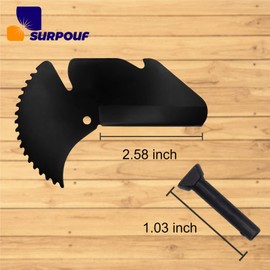 30093 Ratcheting Plastic Pipe And Tubing Cutter Blade RC-2375 (2Pack) Fits For RIDGID Tubing Cutter Replacement Blade