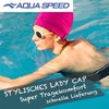 Aqua Speed Women's Swimming Cap Pink Swimming Cap Retro Swimming