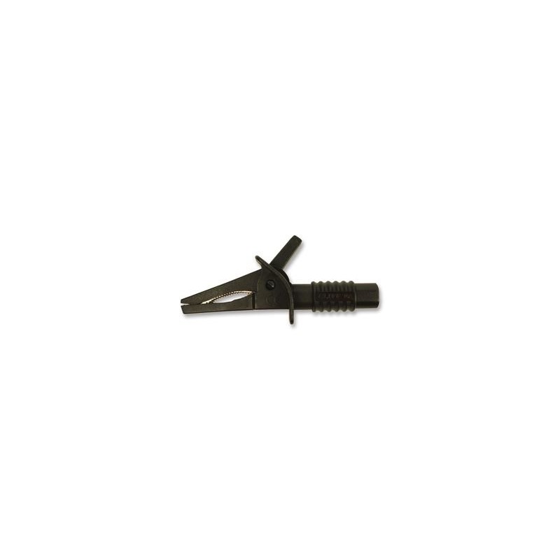 Crocodile Clip, Black, 25MM, Alligator Clips Connectors, Qty X 1
