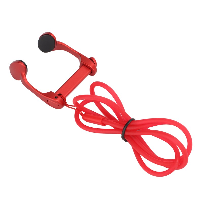 Nose Clip Aluminum Alloy Anti Skid with Silicone Pad for