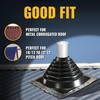 VIVIDA #4 Silicone Metal Roof Pipe Boot, High Temp Flexible