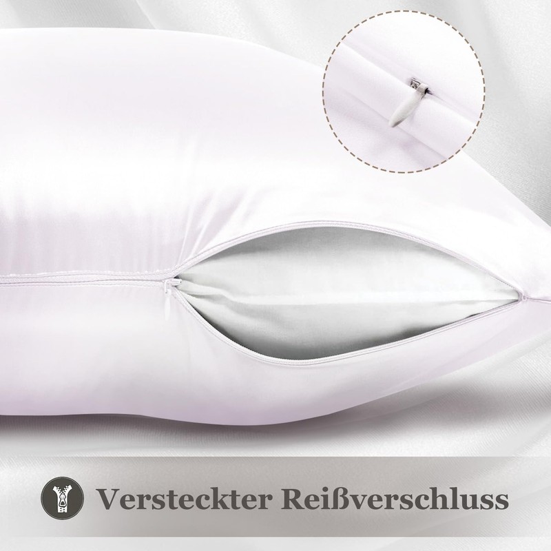 Adubor Silk Pillowcase 40 x 80 for Hair and Skin