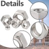 Yudesun Hexagon Head Lock Nuts - Stainless Steel Metric Thread