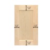 ONESTOCK Unfinished Maple Shaker Cabinet Door Front Replacement - 11.5W