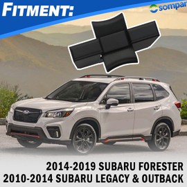 Osompar Cup Holder Barrier Partition Compatible with Subaru Forester 2014 2015 2016 2017 2018 2019 Subaru Outback/Legacy 2010 2011 2013 2014 Replaces 92118AJ001 92118AJ00B